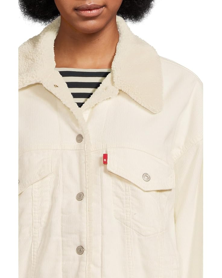 Женская куртка Levi's Womens 90s Sherpa Trucker, Egret — фото 4