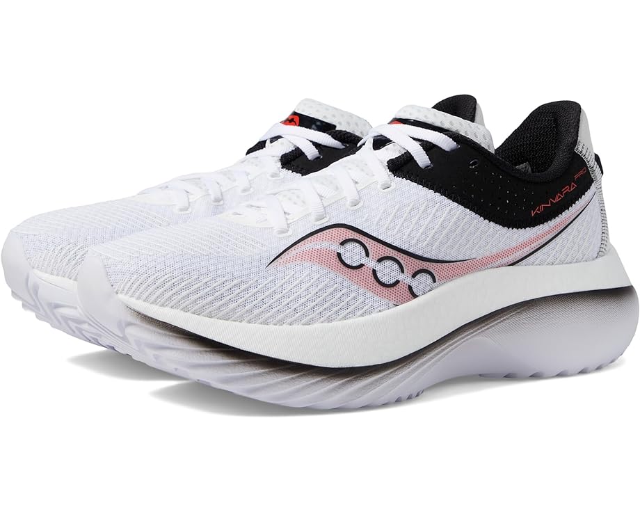 

Кроссовки Saucony Kinvara Pro, цвет White/Infrared