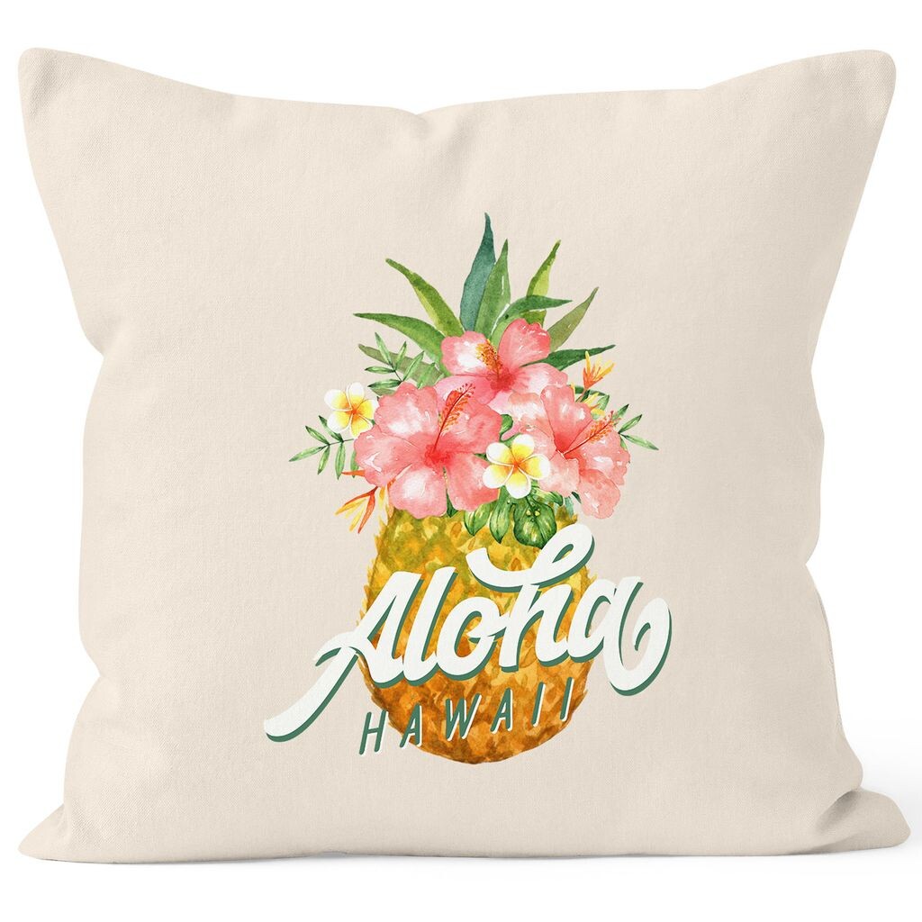 

Чехол на подушку ананас Алоха Гавайские цветы Ананас Тропическое лето Райские джунгли Чехол на подушку «Колибри» декоративная подушка квадратный хлопок Autiga натуральный унисейз