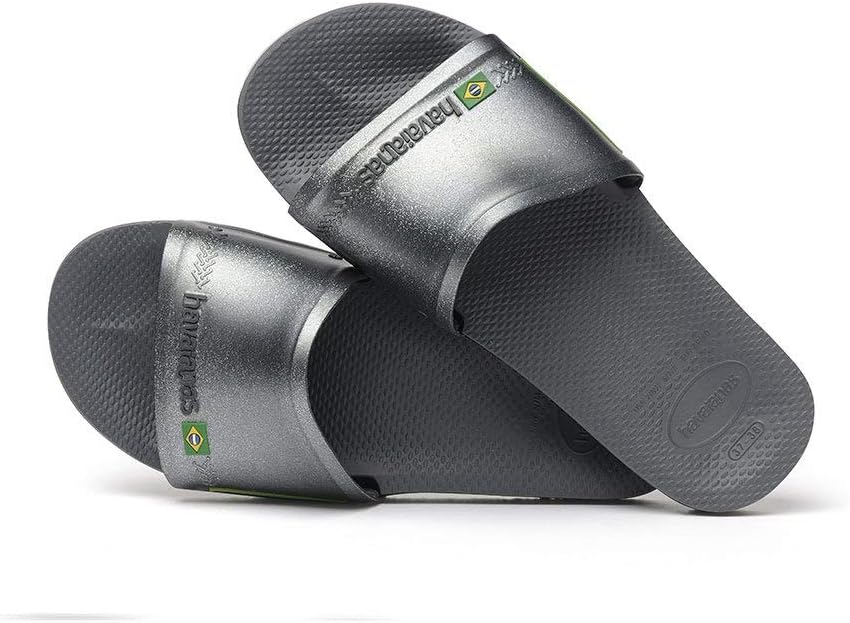 Сандалии Havaianas Slide Brazil унисекс, New Graphite — фото 4