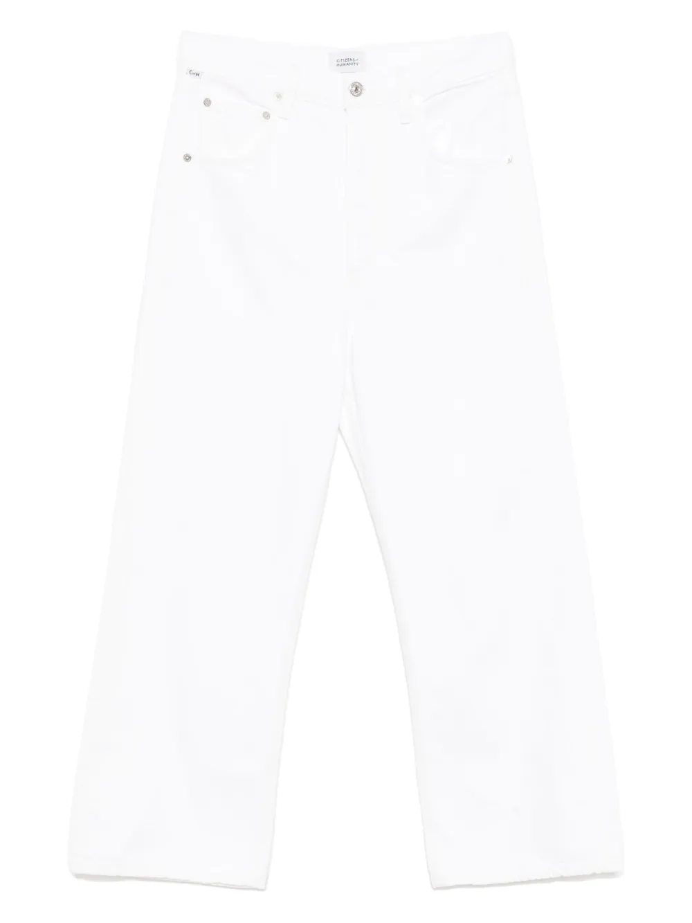 

Винтажные джинсы гаучо Citizens of Humanity, белый