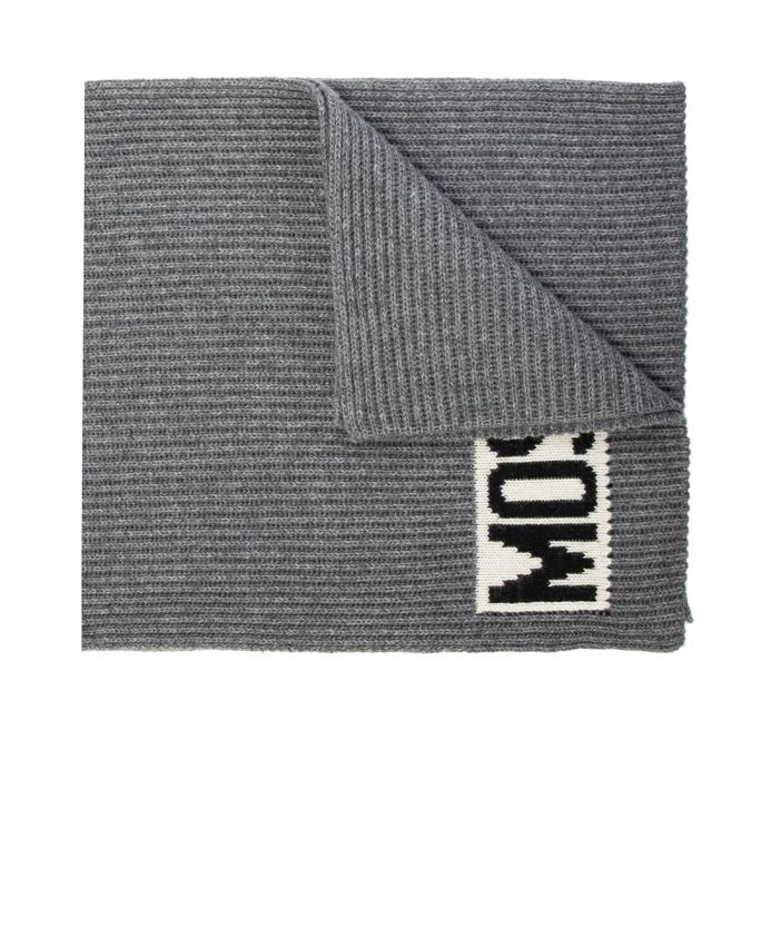 

Шарф Moschino, серый