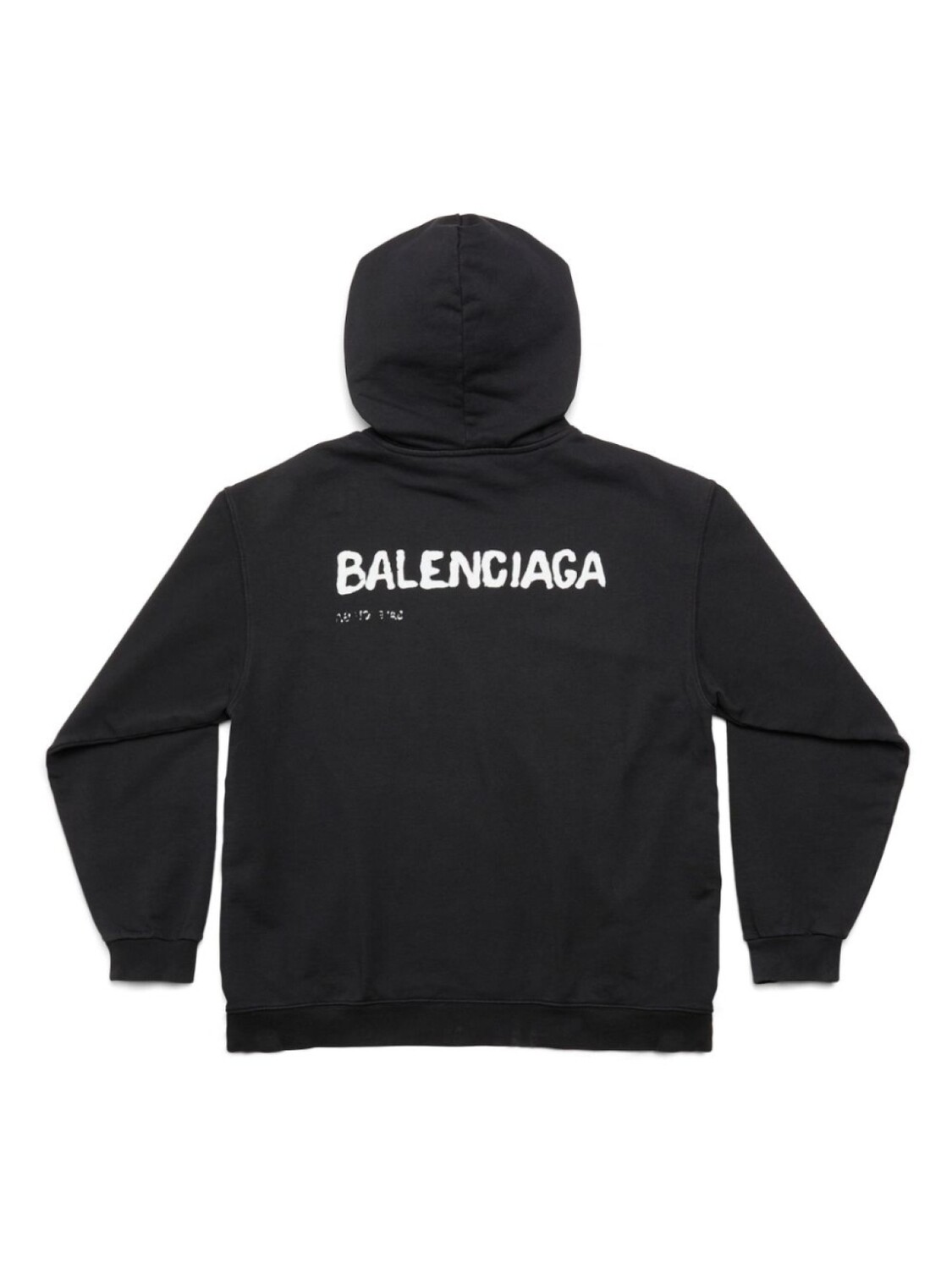 

Balenciaga худи с логотипом, черный
