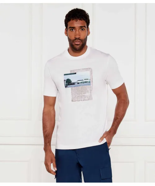 

Футболка te_ontheway Regular fit Boss Orange, белый