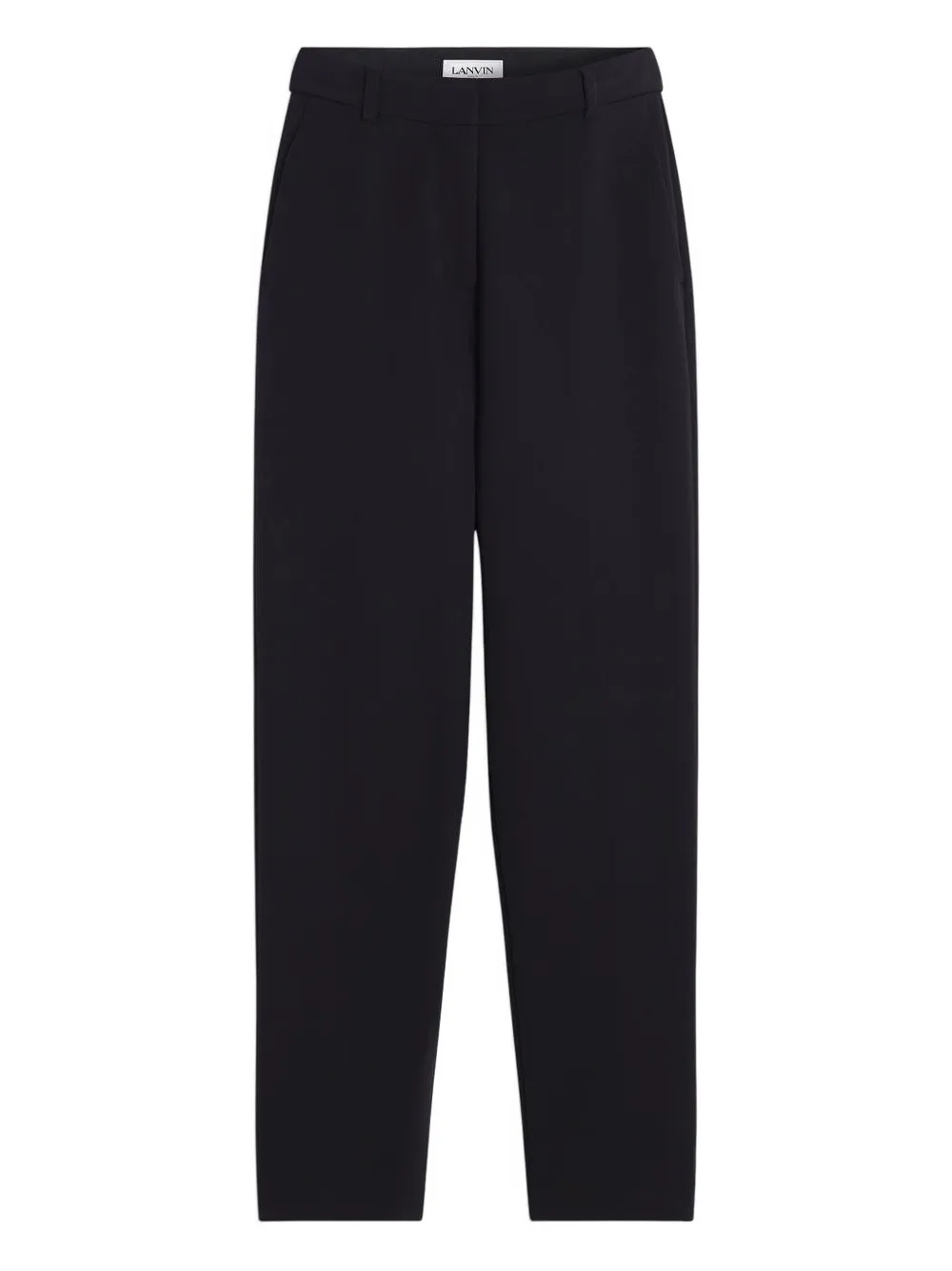 

Брюки из хлопка в складку Lanvin, черный