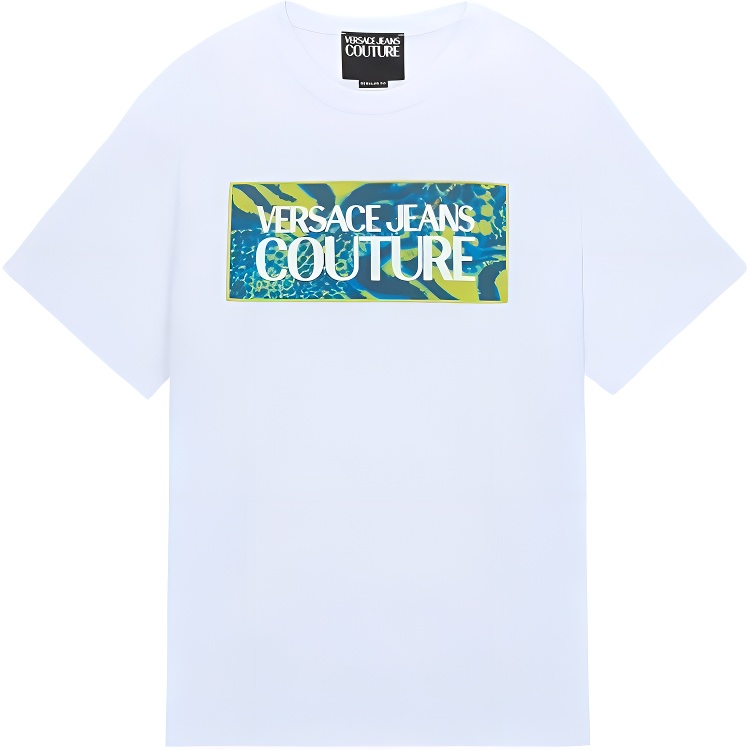 

Футболка с нашивкой-логотипом VERSACE JEANS COUTURE, белый