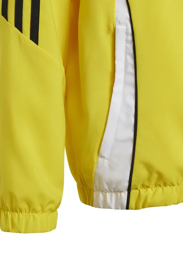 Куртка ветрозащитная Adidas Performance Tiro 24 kids, жёлто-бело-чёрный — фото 4