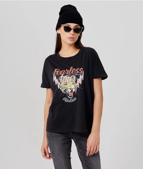 

Каталонская футболка б Retro Jeans, черный