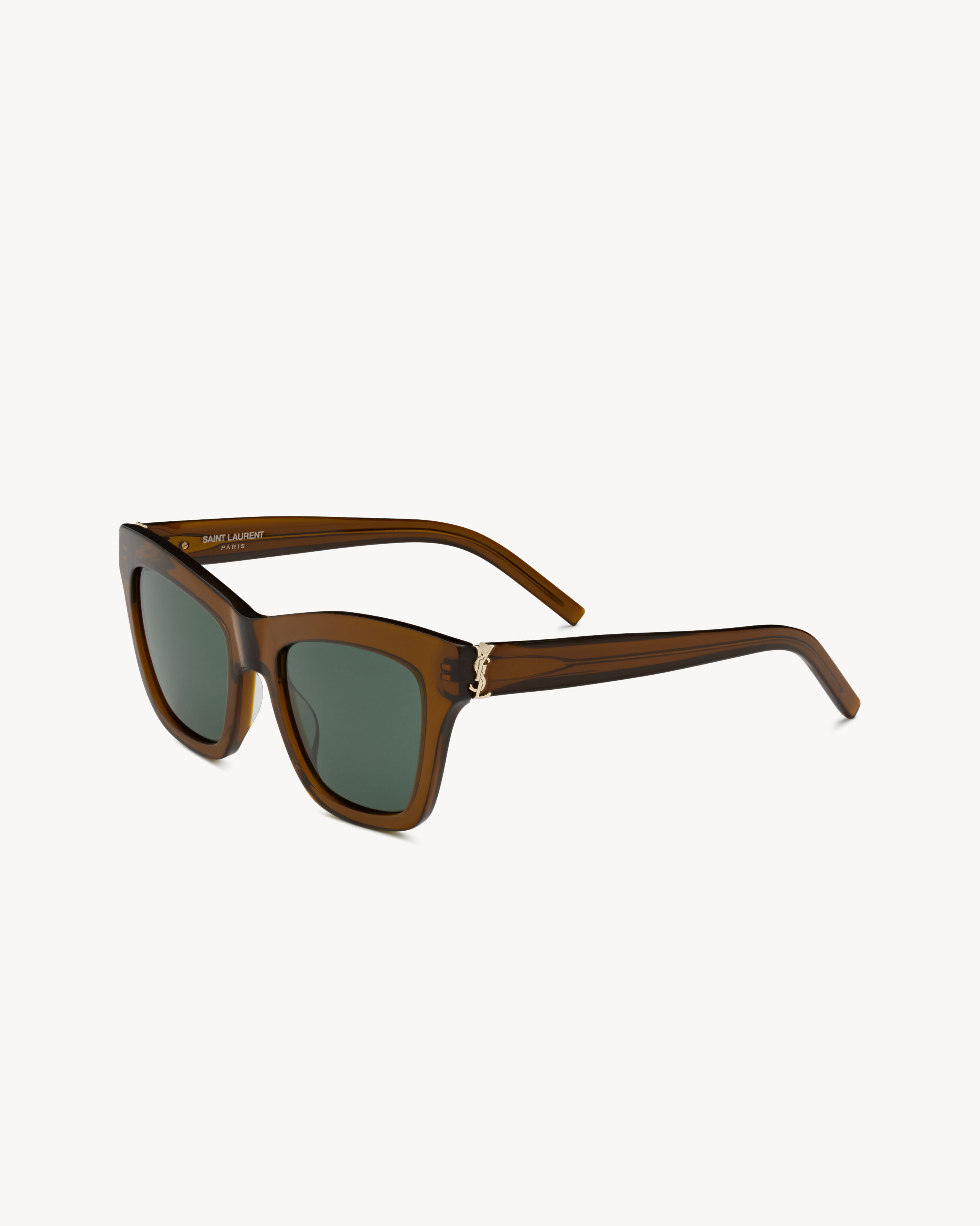 

Солнцезащитные очки SL M156 Saint Laurent, коричневый
