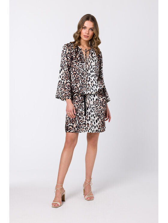 

Дневное платье regular fit Stylove, коричневый