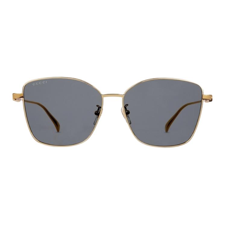 

GUCCI Солнцезащитные очки Butterfly frame, Gold