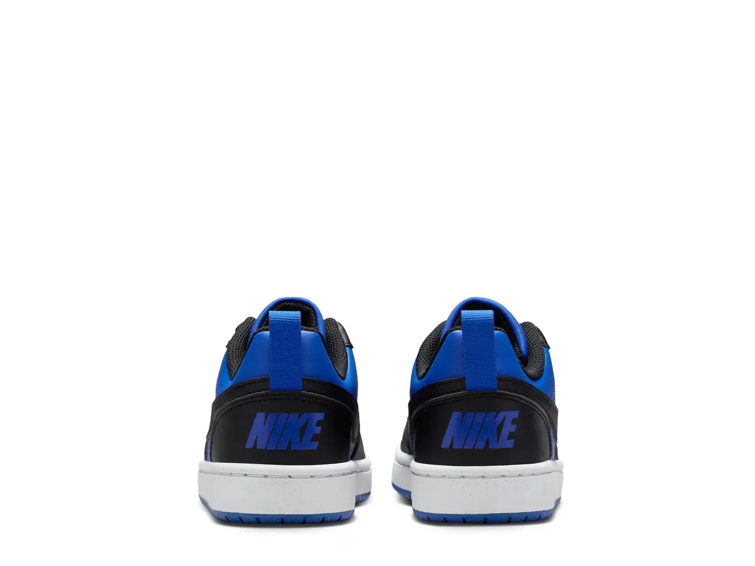 Кроссовки Court Borough Low Recraft - детские Nike, Black/Blue — фото 2