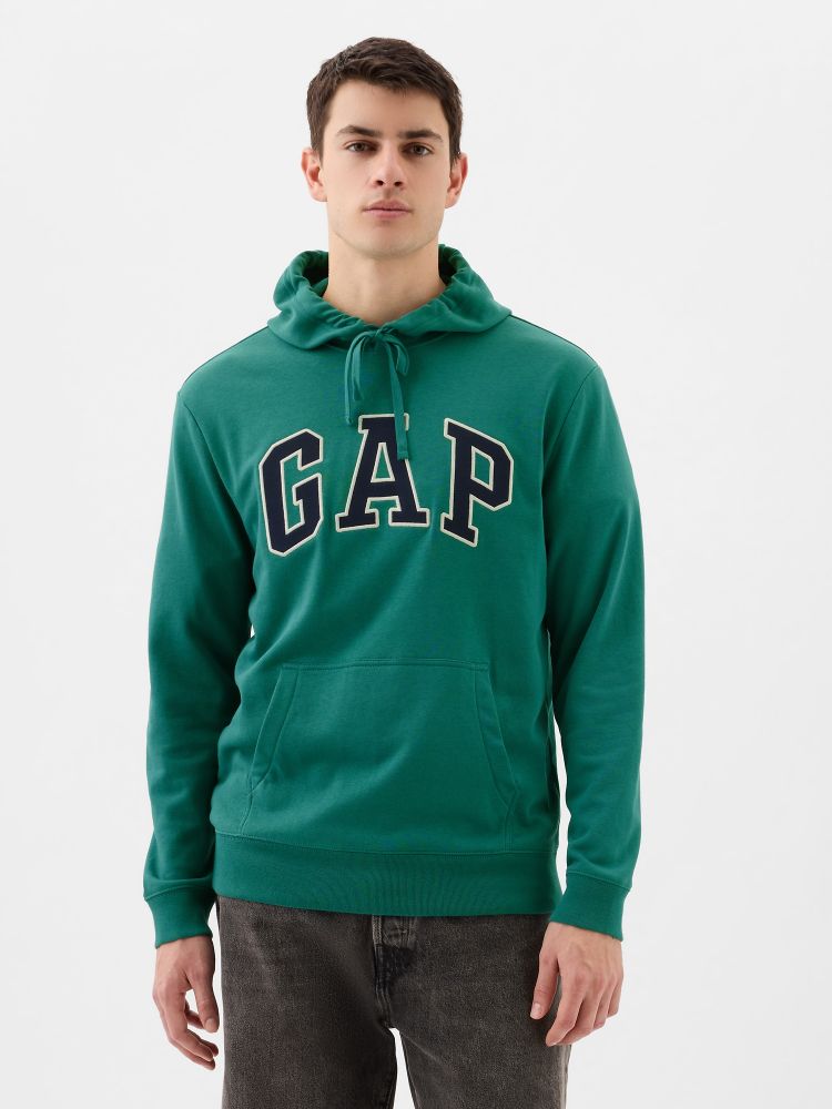 

Толстовка с логотипом и капюшоном Gap, зеленый