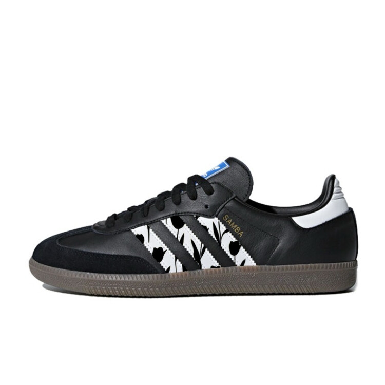 

Кроссовки adidas originals SAMBA OG Skateboarding Shoes Unisex Low-top Black/white, черный/белый