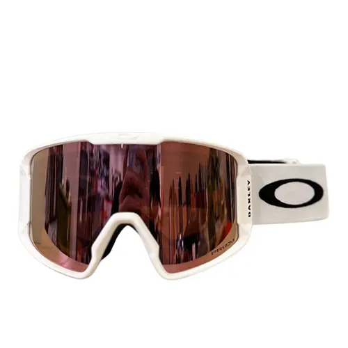 

Ветрозащитные унисекс лыжные очки LINE MINER Oakley, белый, Розовый, Ветрозащитные унисекс лыжные очки LINE MINER Oakley, белый