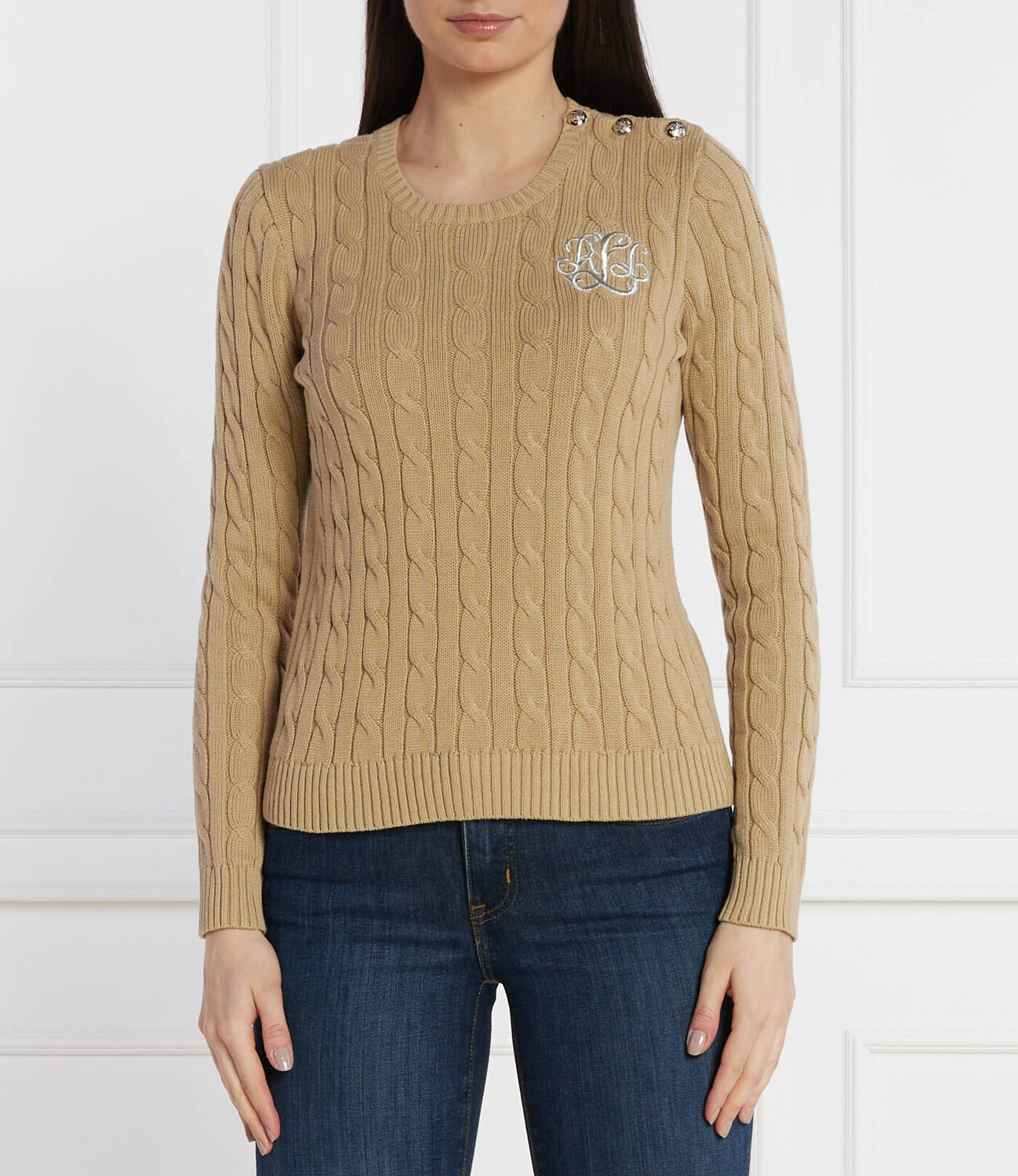

Свитер LAUREN RALPH LAUREN MONTIVA Slim Fit, бежевый