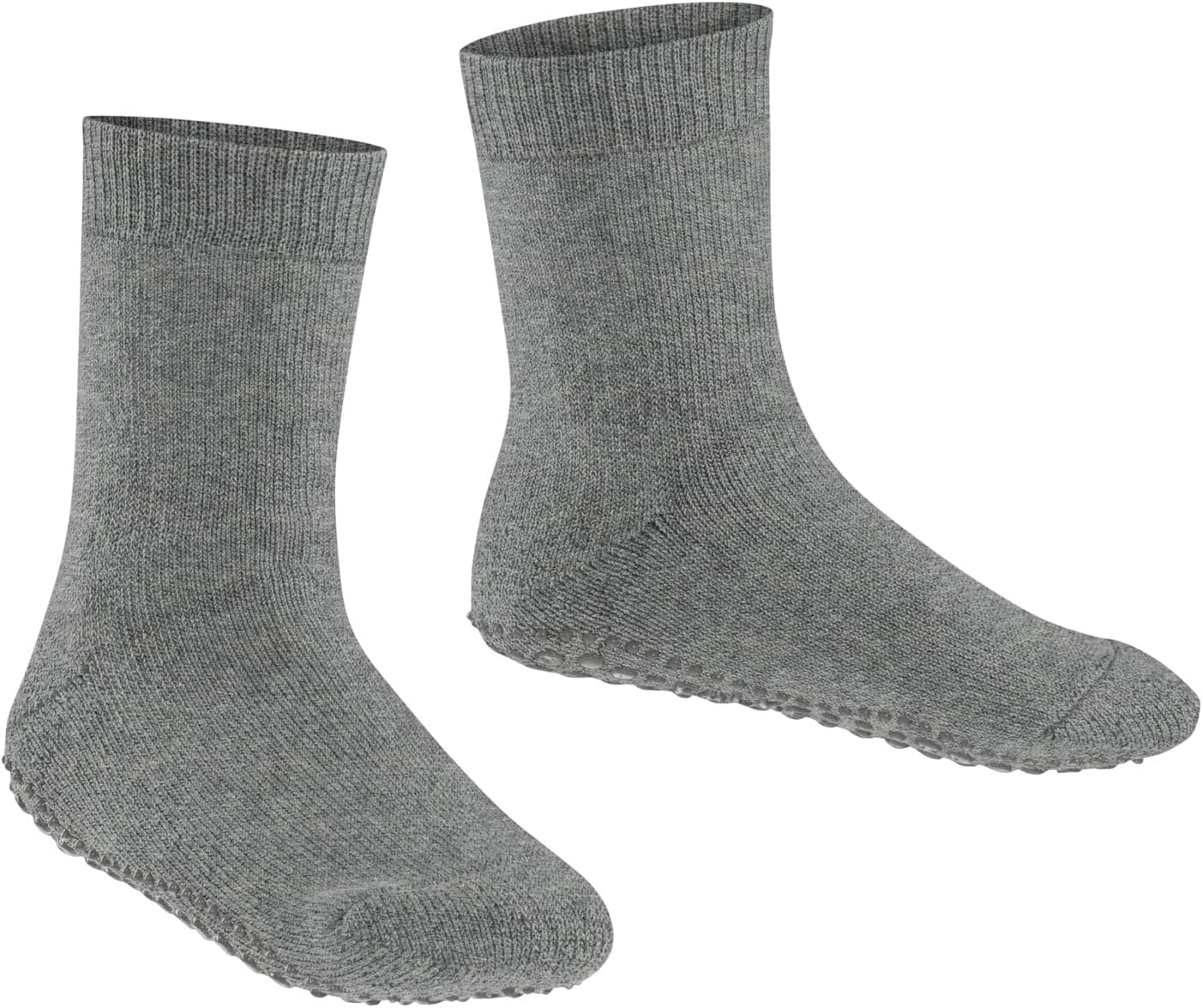 Детские тапочки-носочки FALKE Unisex Catspads, шерсть и хлопок, с противоскользящей подошвой, 1 пара, светло-серый — фото 4