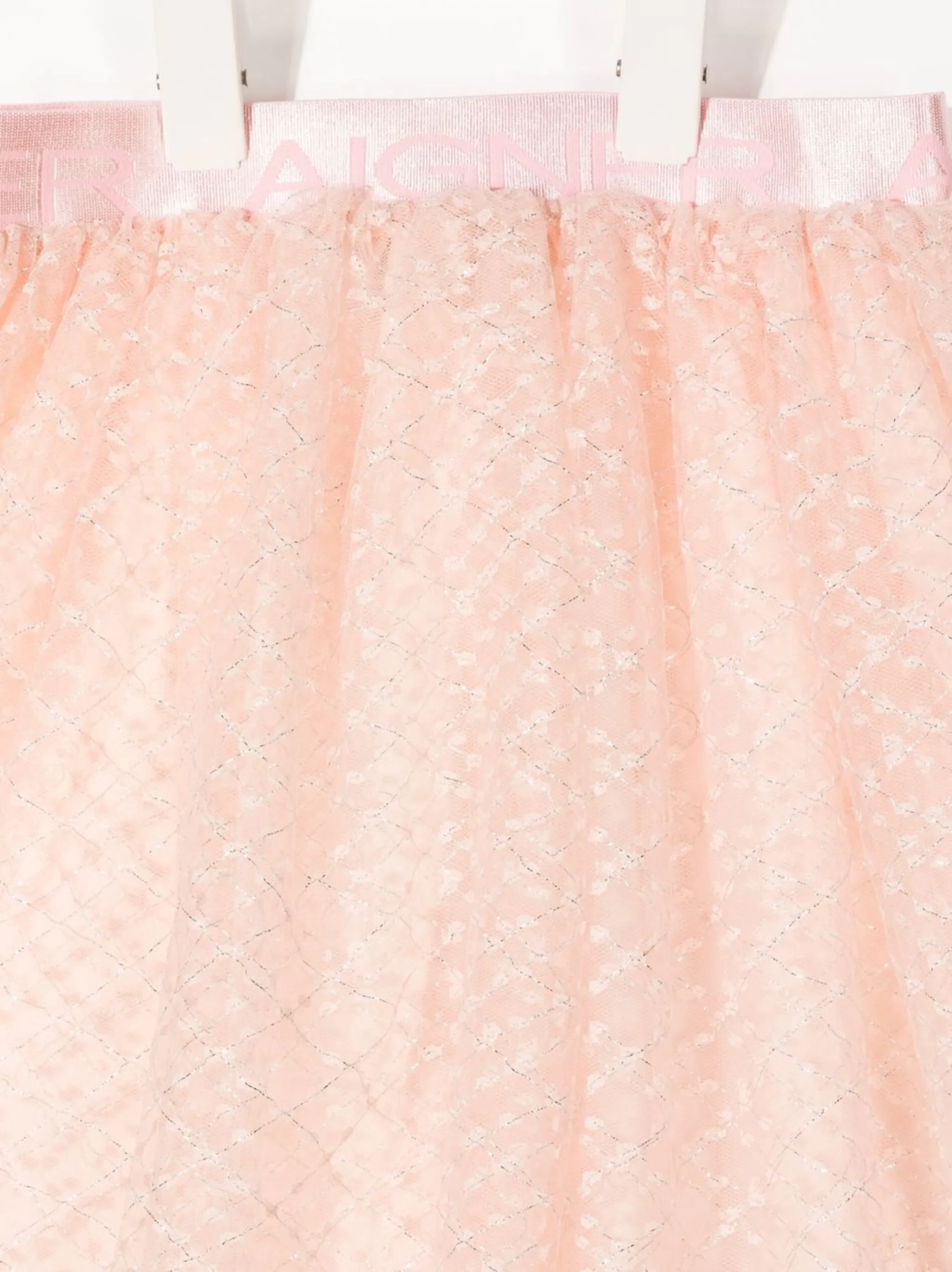 Пышная юбка с узором Aigner Kids, розовый — фото 3