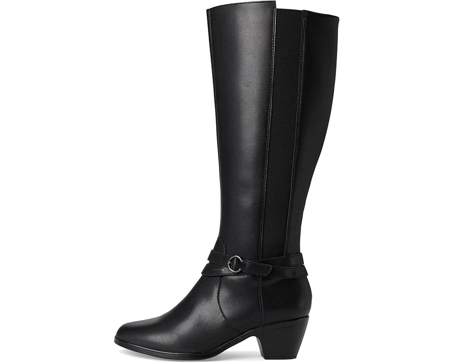 Сапоги женские Clarks Emily 2 Dream кожаные с ремешком, черный — фото 4