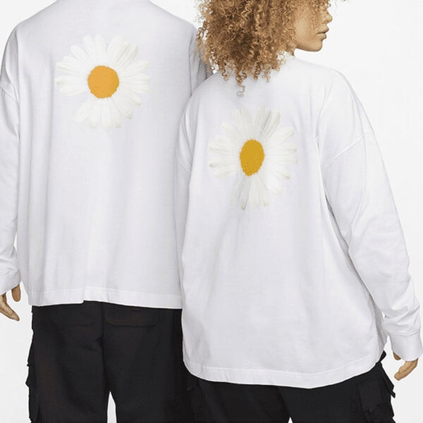 Футболка Nike x Peaceminusone G-Dragon Long Sleeve T-shirt 'Asia Sizing - White', белый — фото 4