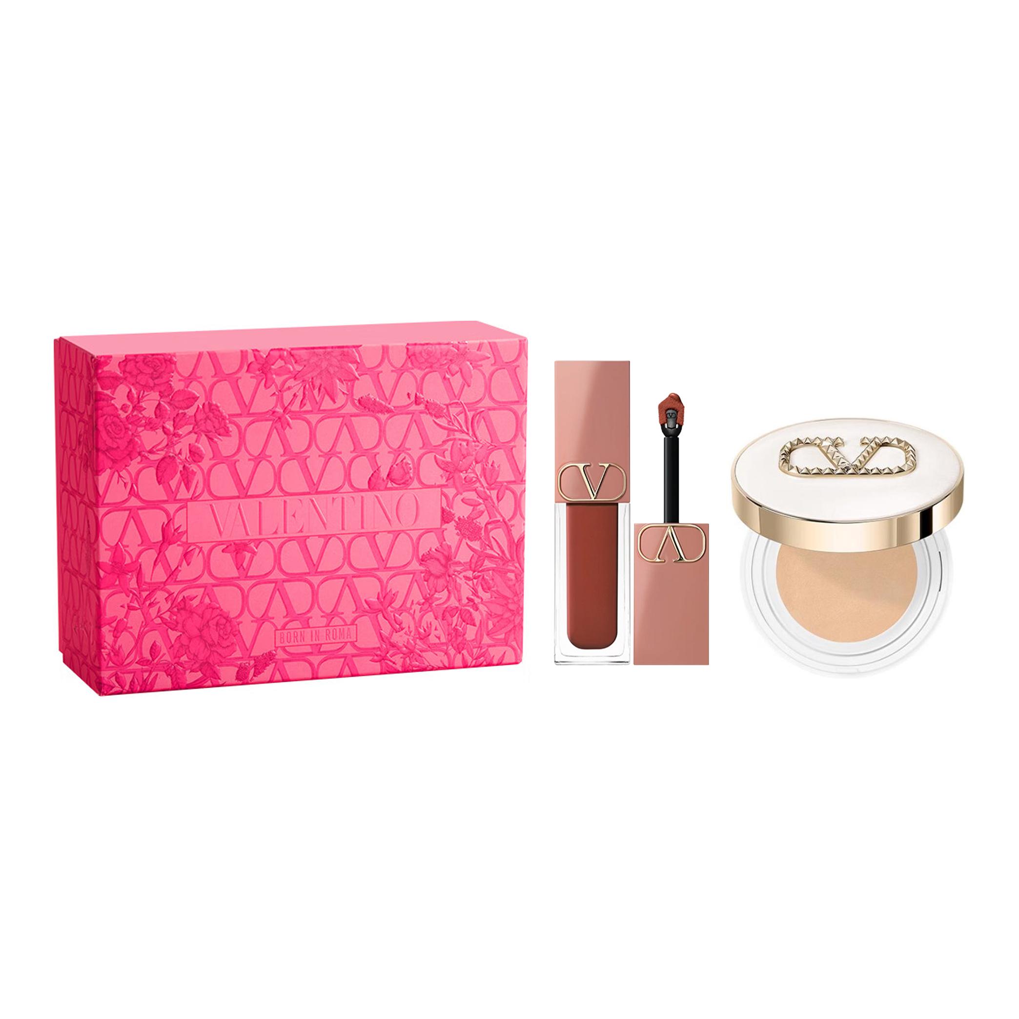 

Глянцевая помада-крем Air Cushion для макияжа, легко растушевывается, прозрачная, 12г+6,5мл Valentino