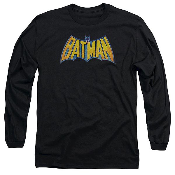 

Футболка с длинным рукавом DC Comics Batman Neon Distress Logo Licensed Character