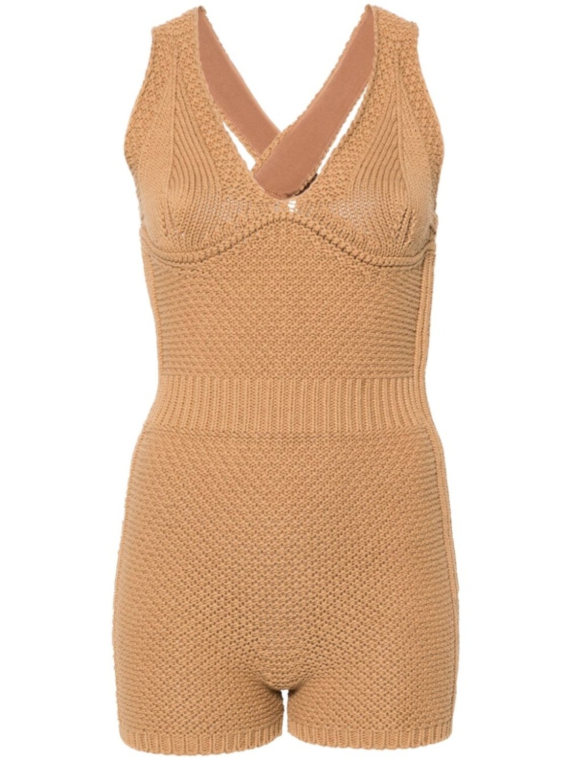 

Max Mara трикотажный ромпер Abavo, нейтральный цвет