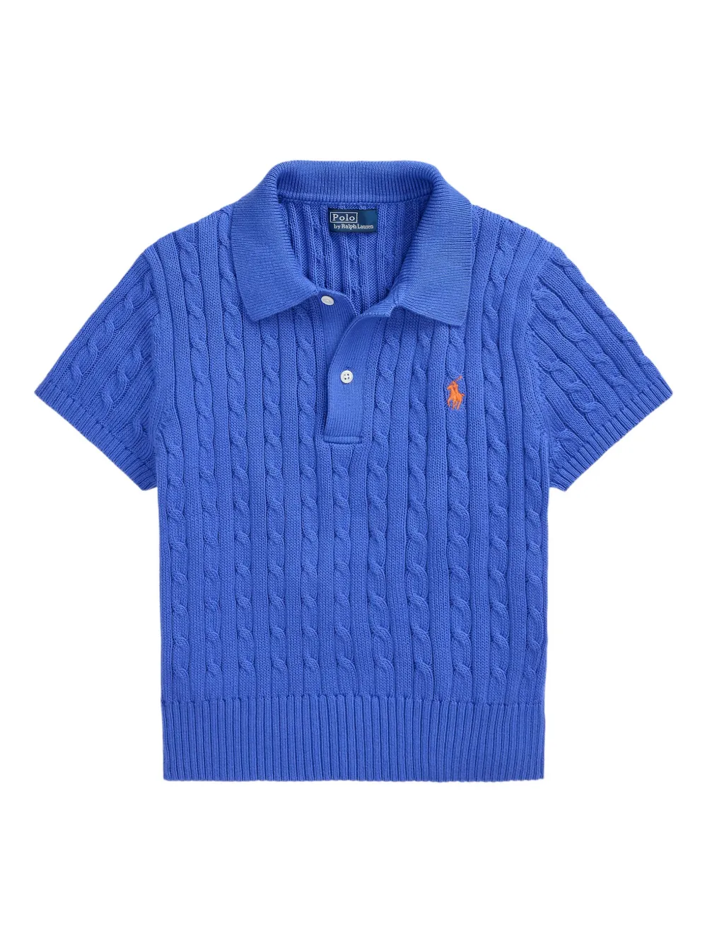 

Рубашка поло фактурной вязки POLO RALPH LAUREN, синий