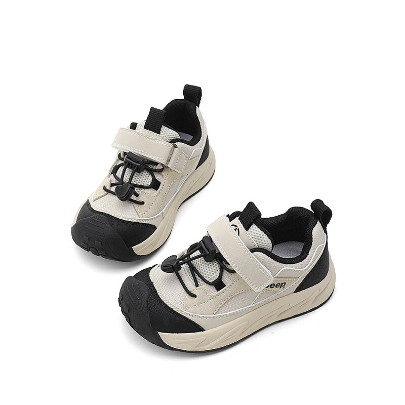 Кроссовки Jeep Kids Lifestyle Shoes Kids Low-top Beige, цвет Panda White — фото 4