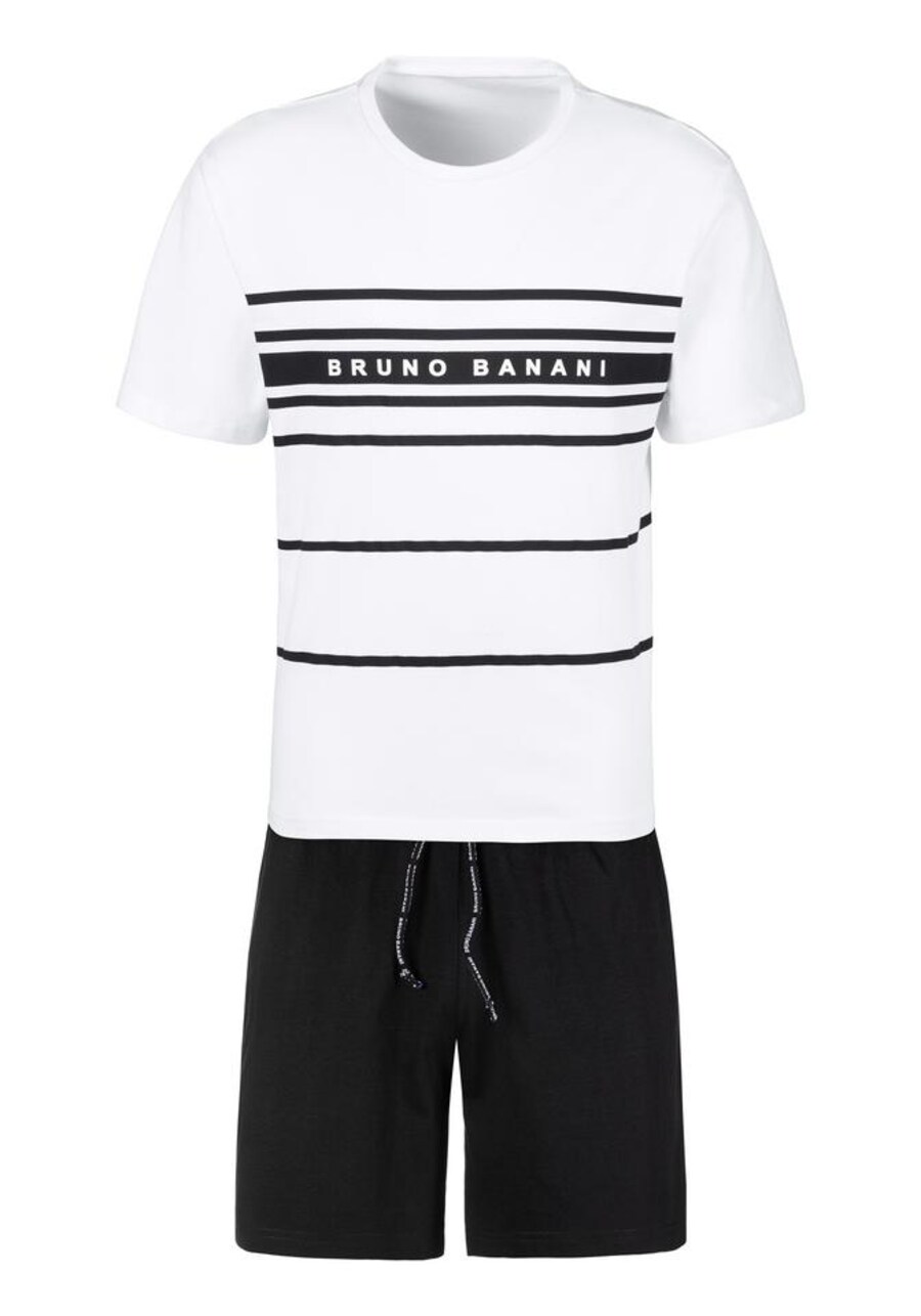 

Короткая пижама BRUNO BANANI, черный/белый