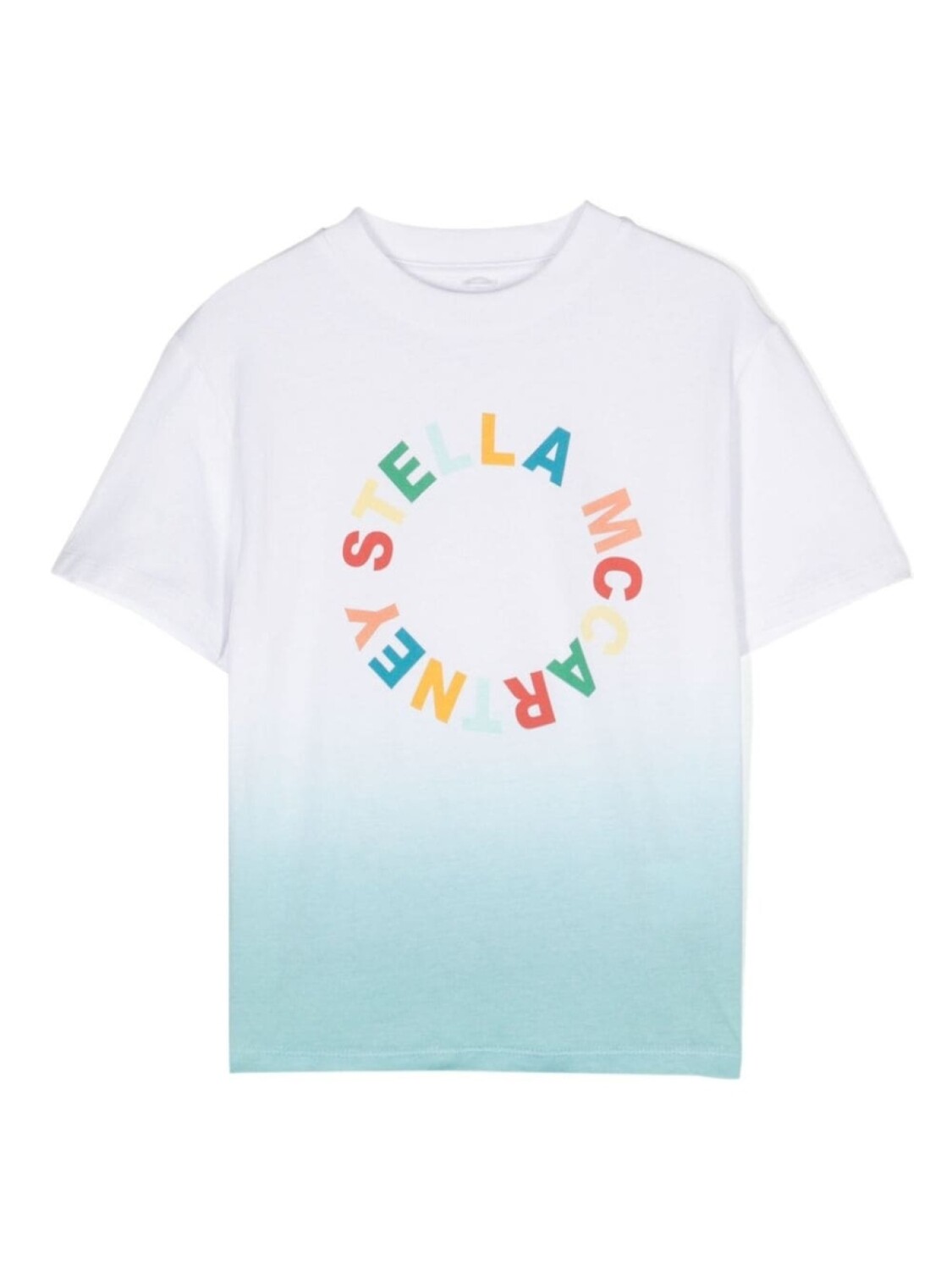 

Футболка с эффектом омбре Stella McCartney Kids, белый