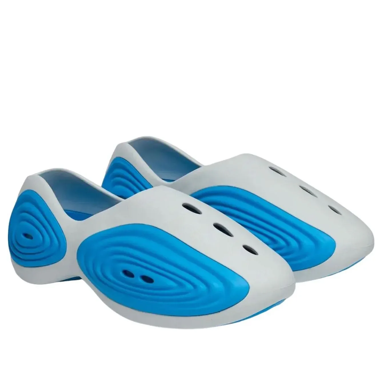 Сабо Crocs x Steven Smith Ripple Clog 'Moonlight Neon Ocean', серый — фото 2