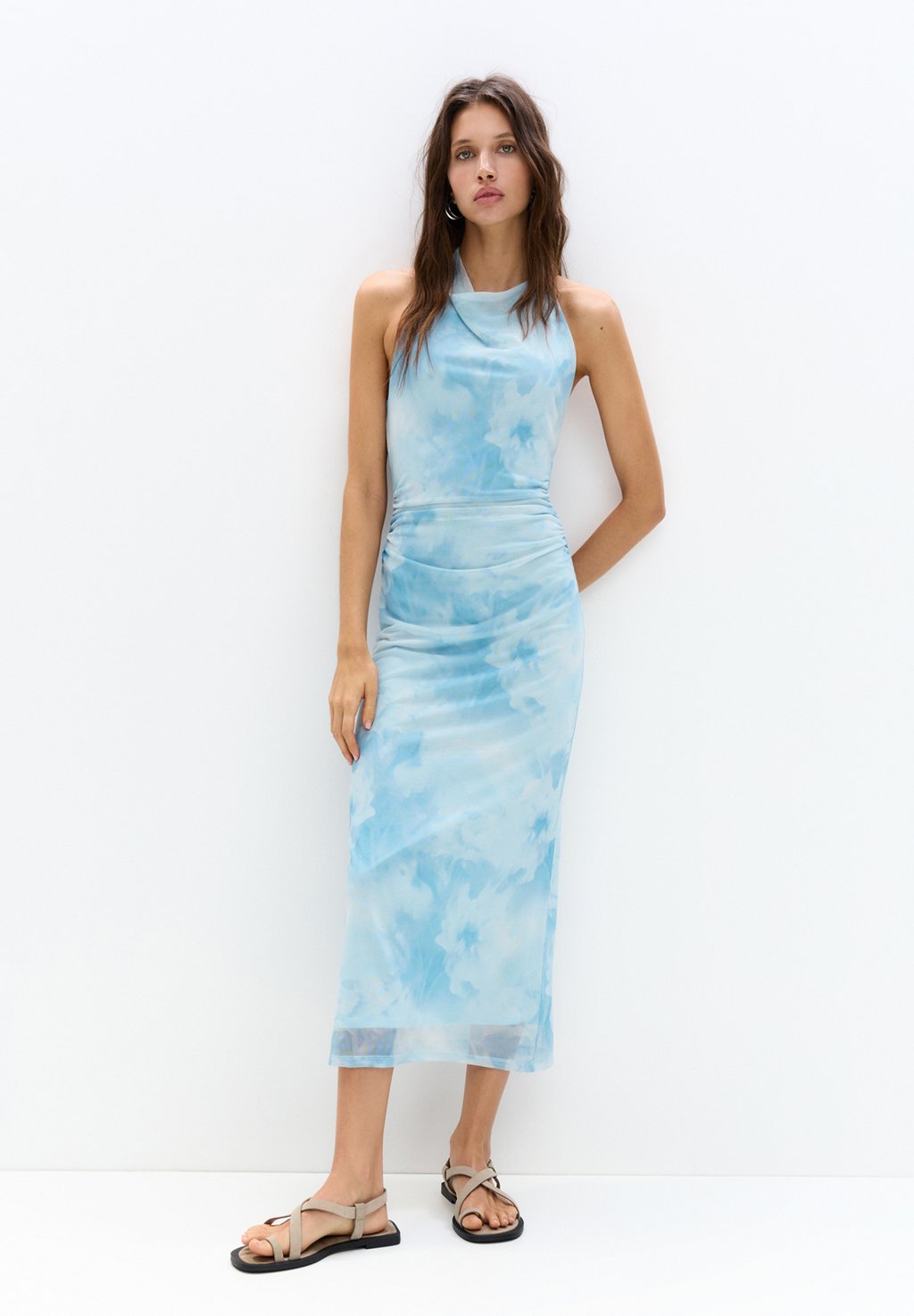 

Повседневное платье PULL&BEAR, цвет Mottled Blue