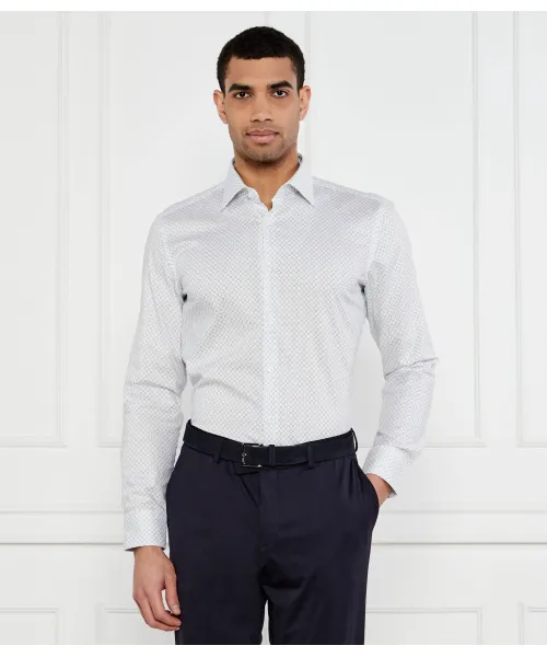 

Рубашка h-hank-kent-c1-214 Slim fit Boss, белый