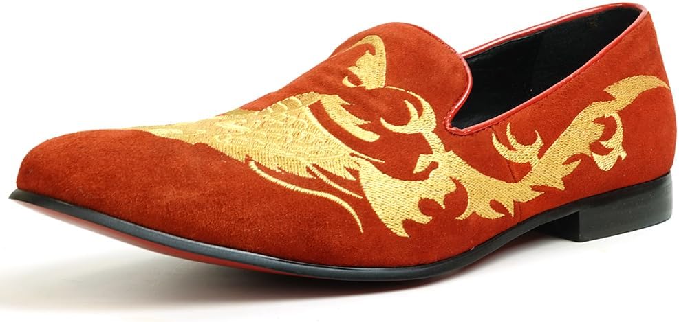 

Мужские замшевые лоферы Fiesso от Aurelio Garcia FI-7039 с отделкой слип-он Fiesso By Aurelio Garcia, красный