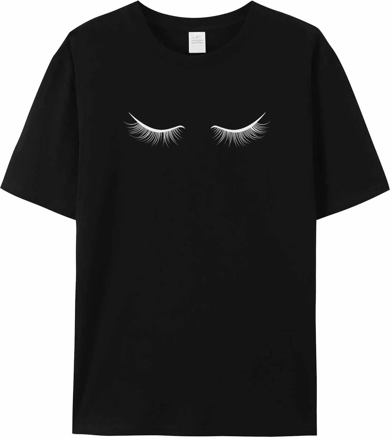 

Мужская футболка White Eyelashes с коротким рукавом jdudh