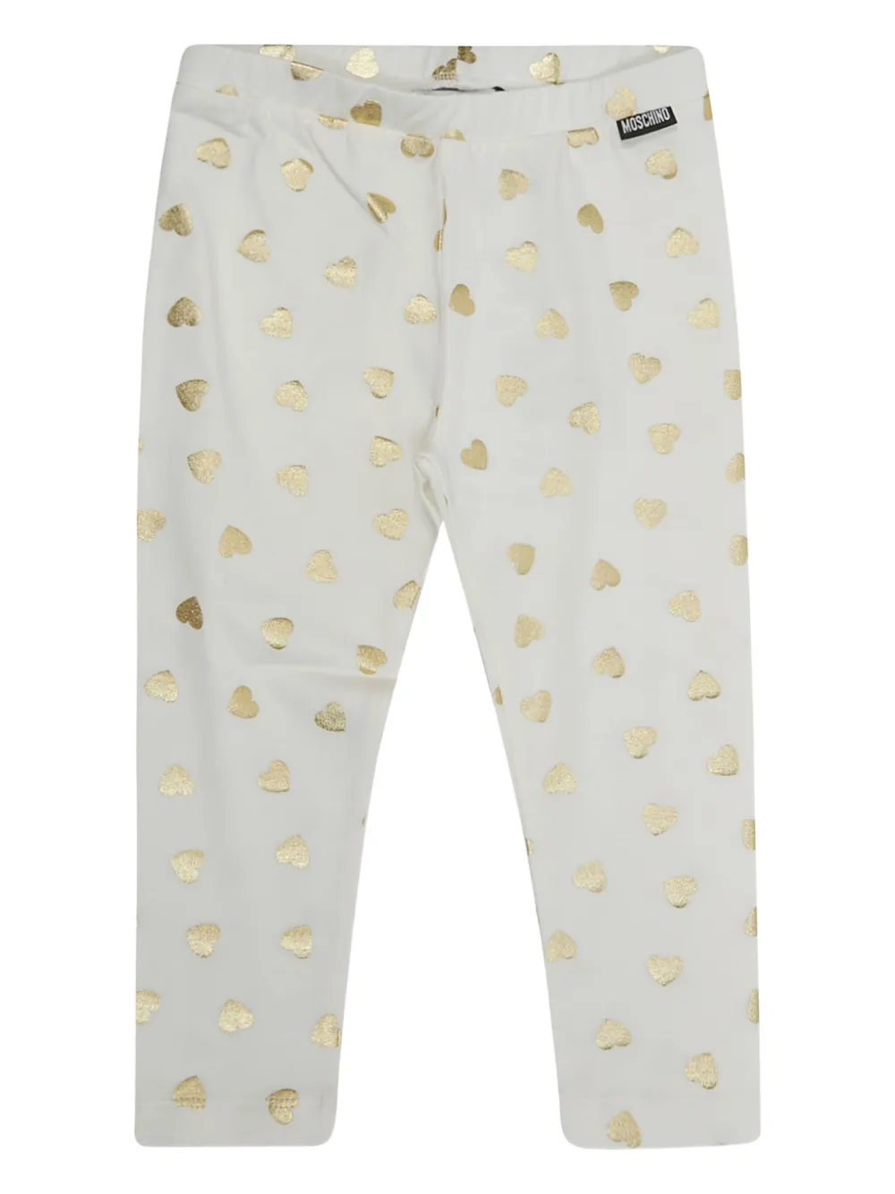 

Легинсы с принтом Moschino Kids, серый