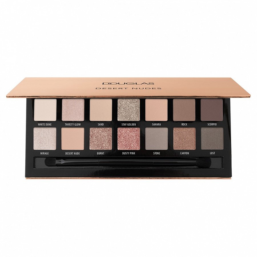 

Палитра теней для век douglas make up desert nudes eyeshadow palette Douglas Collection, вес 17.6 гр.