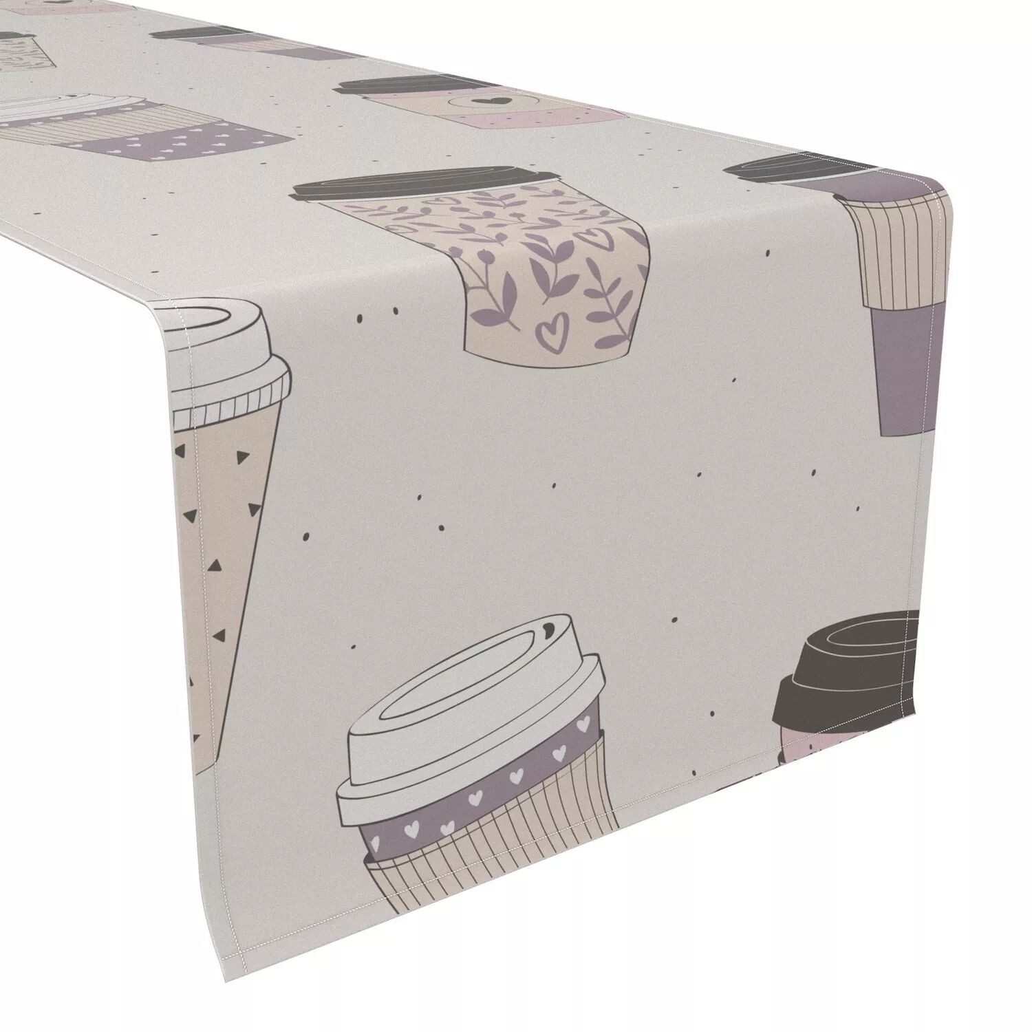 

Настольная дорожка, 100% полиэстер, 12x72 дюйма, Coffee To Go