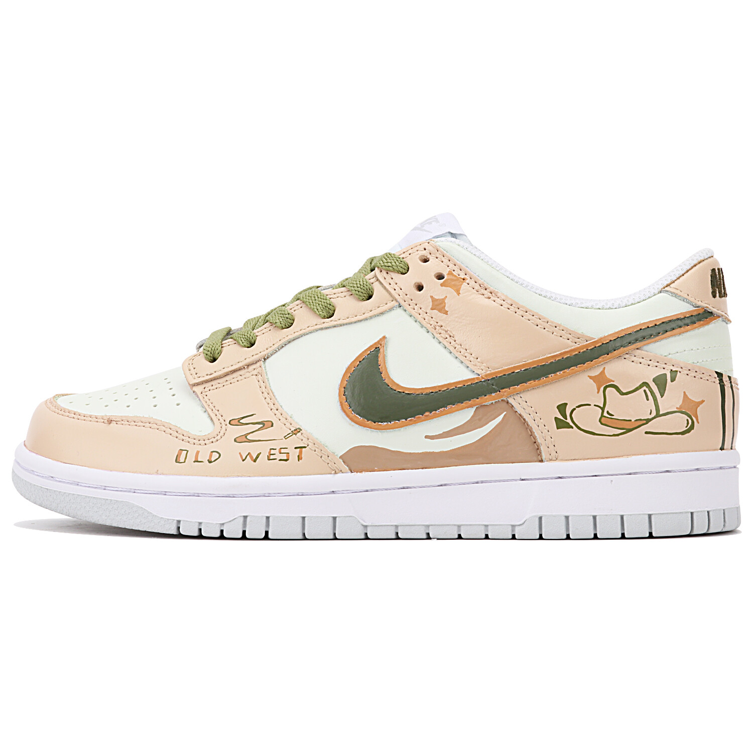 

Обувь для скейтбординга Dunk Kids для начальной школы Nike, коричневый/белый