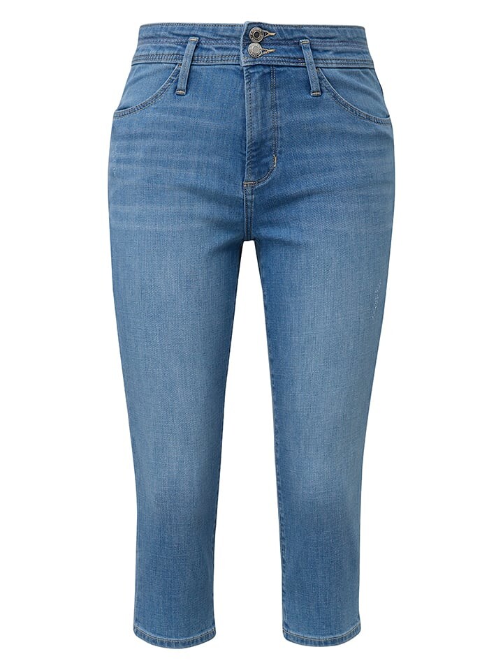 

Брюки-капри S.OLIVER RED LABEL Jeans-Caprihose, светло-синий