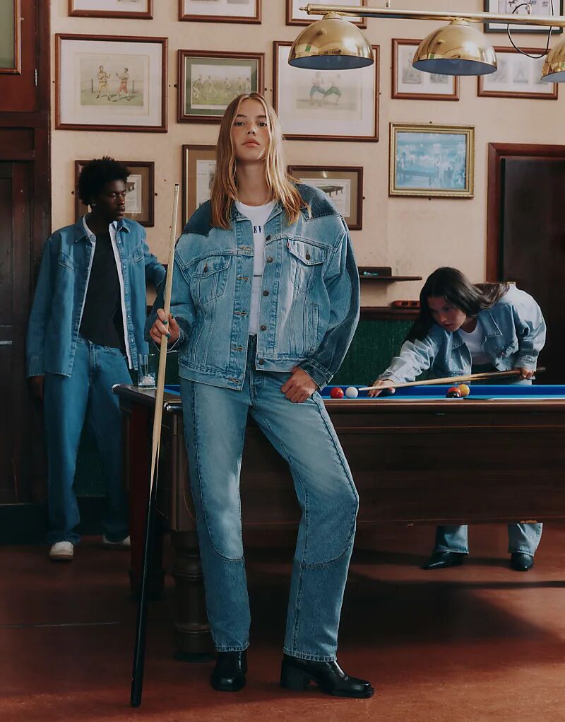 

Джинсовая куртка Levi's в стиле вестерн 90-х, синяя