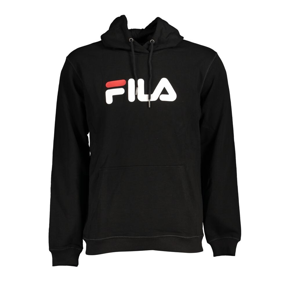 

Черный хлопковый свитер Fila