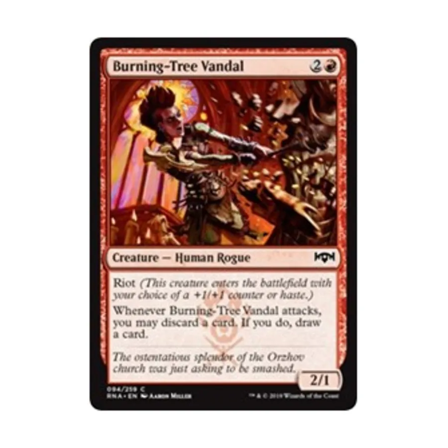 

CCG Вандал из горящего дерева (клавиша C), MTG - Ravnica Allegiance
