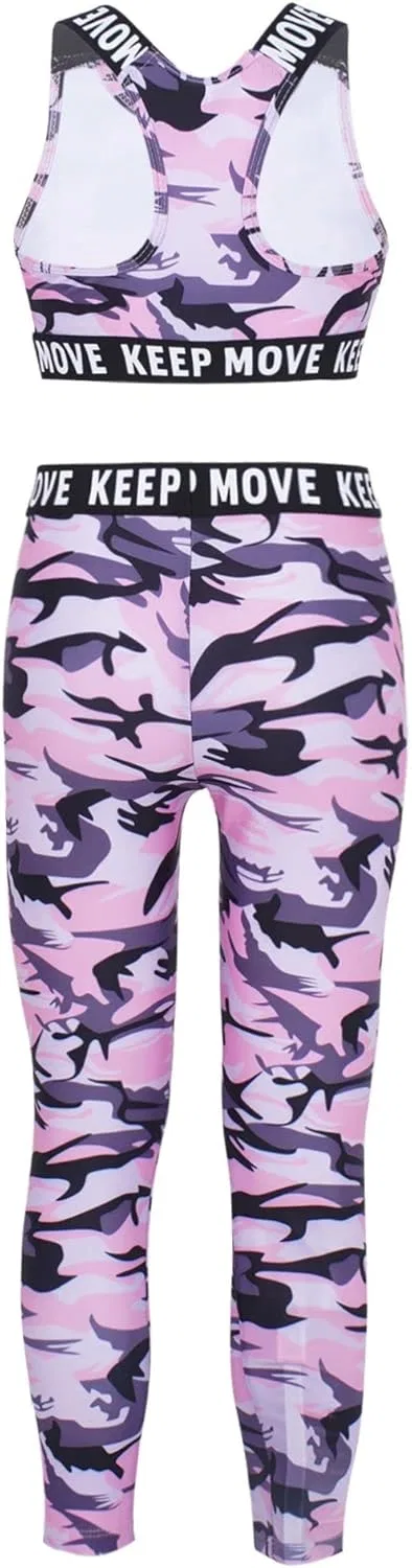 Детский спортивный костюм двойка dPois, Camouflage Pink — фото 4