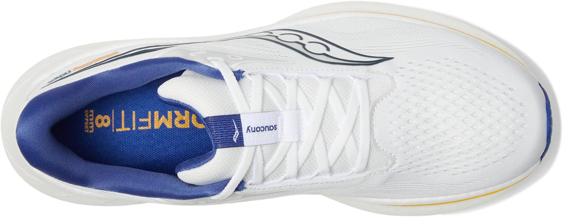 Кроссовки Saucony Ride 18, цвет White/Azurite — фото 2