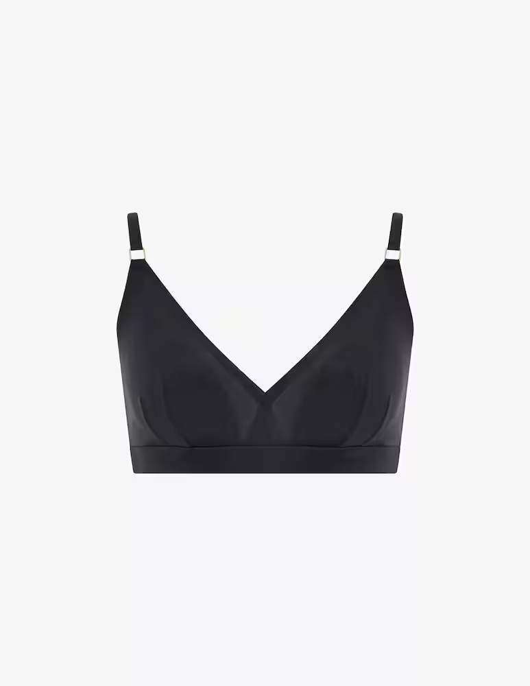 

Бюстгальтер с треугольными чашками без косточек Chantelle, черный