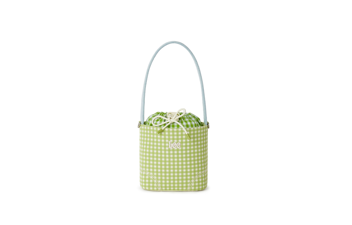 

Lee Тканевая ведро сумка, Green Plaid