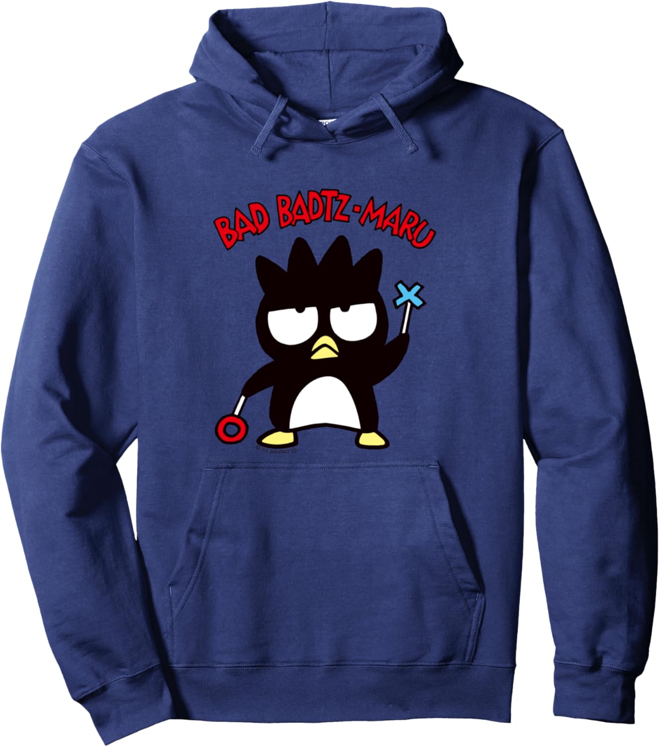 

Толстовка Bad Batsumaru Marubatsu Judge, синяя Sanrio (Watanabe)
