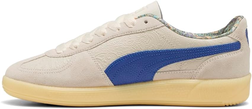 Мужские кроссовки PUMA Palermo Bomber со шнуровкой, повседневные - белые — фото 3
